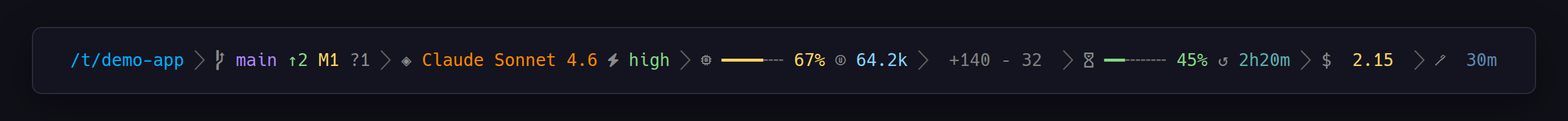Normal mid-session usage